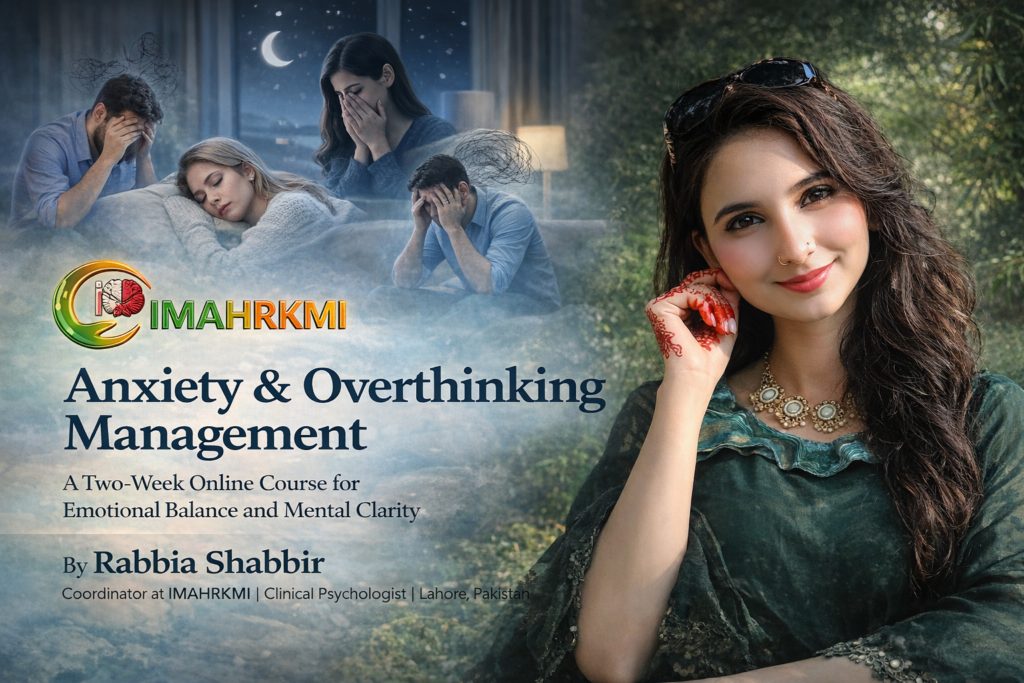 anxiety and overthinking course