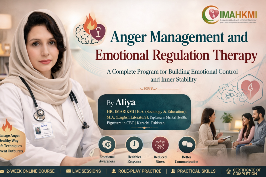 Anger Management & Emotional Regulation Course | 2-Week Online Certification Program