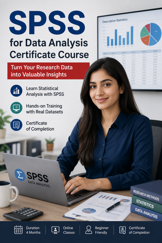 SPSS for Data Analysis Certificate Course Turn Your Research Data
