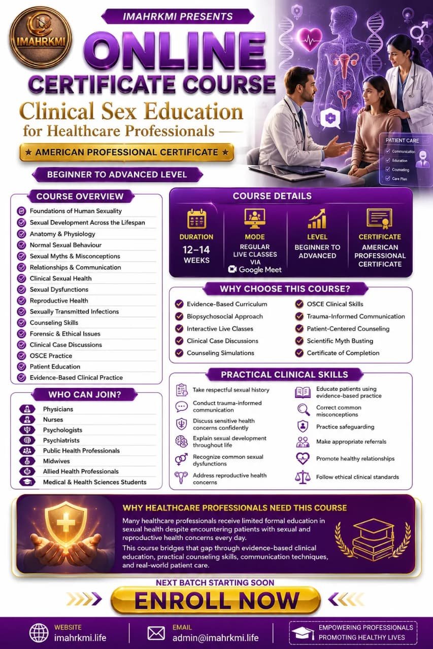 Clinical Sex Education for Healthcare Professionals