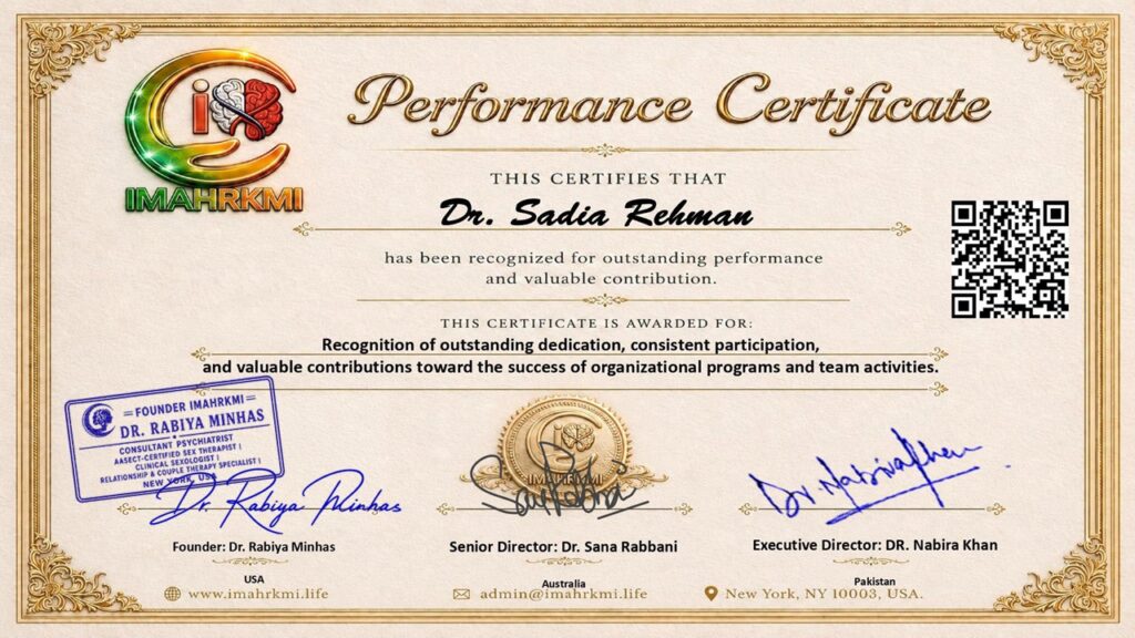 Dr Sadia Rehman