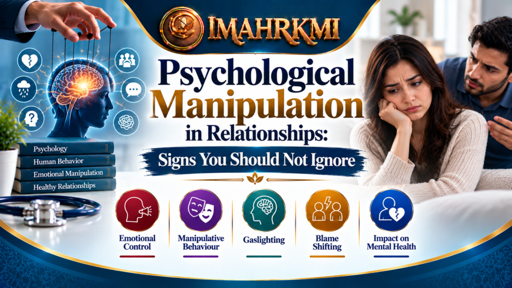 Psychological Manipulation in Relationships Signs You Should Not Ignore